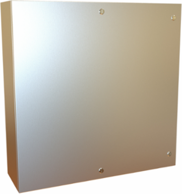 36 Inch x 36 Inch x 10 Inch S16 Stainless Steel Wall Mount Enclosure, IP66, 84 lbs