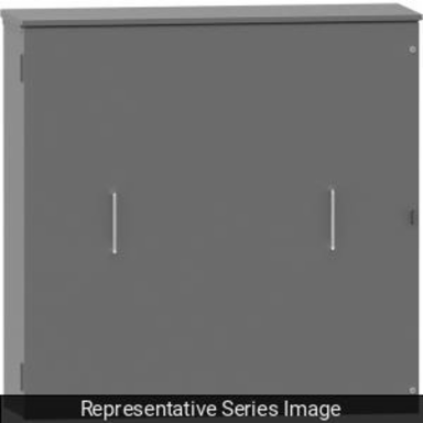 Electrical Type 3R Cabinet 48 x 36 x 11 Inch, Galvanized Steel, IP24