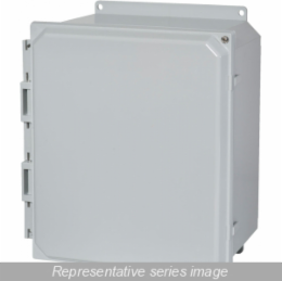 PC NON MET HINGE CLR FEET - 8 x 6 x 4
