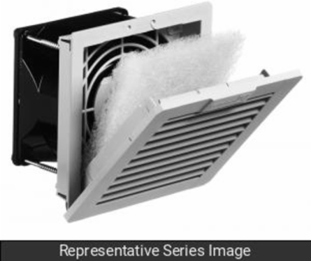 38 CFM Filter Fan 115V Light Gray, 5 lbs