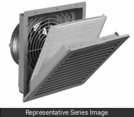 169 CFM Filter Fan 230V, 10 lbs, Light Gray