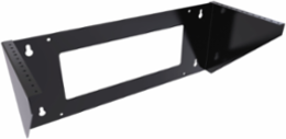 4U Vertical Wall Rack, 7.69 Inch Depth, 19.19 Inch Width, Mild Steel