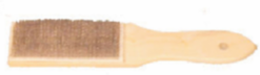Card Cloth Cable Brush for Cleaning Cable, Wood Material