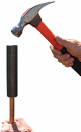 Ground Rod Driving Sleeve for 3/4 Inch Copper Clad Ground Rod