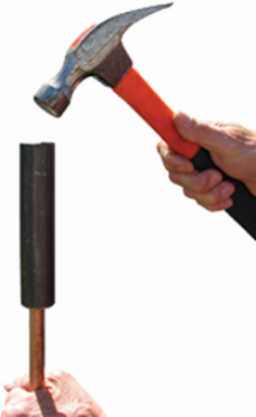 Ground Rod Driving Sleeve for 5/8 Inch Copper Ground Rod