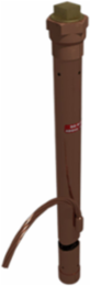 10 Ft Enhanced Chemical Ground Rod with 5 Ft of 4/0 Stranded Pigtail, Copper