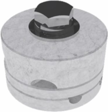 Fence Fabric Ground Clamp for #2 Stranded Conductor, Tinned Brass