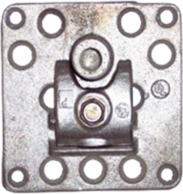 Aluminum Adhesive Terminal Base for 1/2 Inch Air Terminals, UL Listed