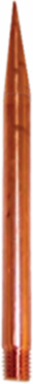 1/2 Inch x 12 Inch Copper Air Terminal with Tapered Tip
