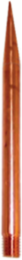 Copper Tapered Tip Air Terminal 5/8 Inch x 24 Inch - UL Listed Lightning Protection