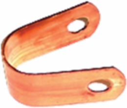 UL Listed Copper Loop Fastener - 5/8 Inch Wide with 1/4 Inch Holes