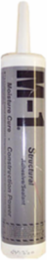 M-1 Structural Adhesive/Sealant 10.1 oz Tube, Available in Aluminum/Gray, White, or Black