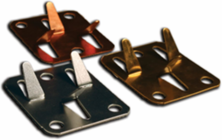 UL Listed Aluminum Adhesive Cable Clamp with 3 Compression Fingers