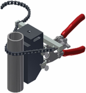 Vertical Chain Clamp Assembly - Steel Material for Horizontal Molds