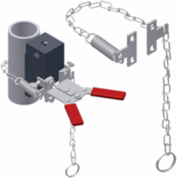 Split Vertical Chain Clamp for Mini Handle Clamp
