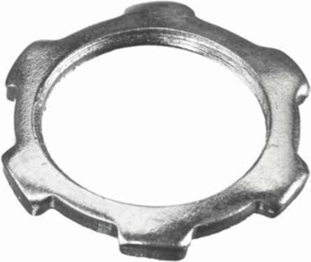 Locknut Zinc Plated Steel 1/2 Inch - 50 Pack