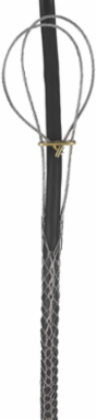 Universal Eye Support Grip, Split Mesh, Tin-Coated Bronze, 0.63-0.74 Inch, 790 lb Breaking Strength