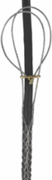 Universal Eye Support Grip, Split Mesh, Tin-Coated Bronze, 0.63-0.74 Inch, 790 lb Breaking Strength