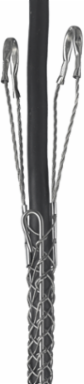 Double Eye Support Grip, Split Mesh, 2.00-2.49" Cable Diameter, Tin-Coated Bronze