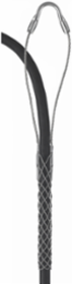 Fiber Optic Support Grip, Single Eye, Closed Mesh, 0.37"-0.48" Cable Diameter