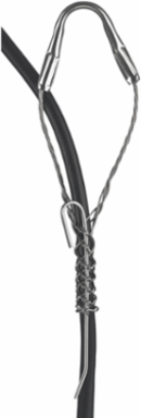 Fiber Optic Support Grip, Single Eye, 0.46"-0.58" Cable Diameter, 400 lb Breaking Strength