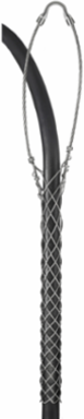 Stainless Steel Support Grip, 0.50-0.62 Inch, Closed Mesh, 1,370 lb Breaking Strength
