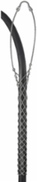 Stainless Steel Support Grip, Single Eye, 1.25-1.49 Inch, Grit 4490 lb.