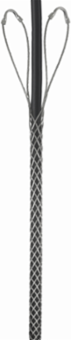 Stainless Steel Support Grip, Double Eye, 1.00-1.24 Inch, Closed Mesh