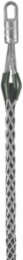 Overhead Rotating Eye Pulling Grip, 1.75-2.24 Inch, 9600 lb Load Capacity, Steel Galvanized