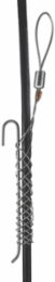 Fiber Optic Pulling Grip, Slack 0.50-0.61 Inch, Galvanized Steel