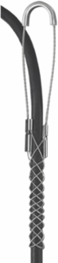 Bus Drop Support Grips, Single Eye, 0.32-0.43 Inch, Galvanized Steel