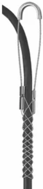 Galvanized Steel Bus Drop Support Grip, Single Eye, 0.85-1.00 Inch Cable Size