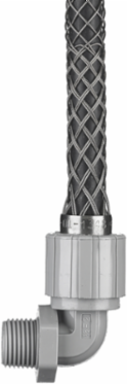 Deluxe 90 Degree Male Cord Grip, 0.500-0.625 Inch, 3/4 Inch NPT