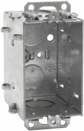 Single Gang Device Box 2-1/2 Inch Deep 12.5 Cu. In. CSA Certified, Steel Construction