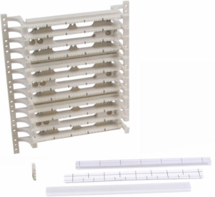 110 System Field Termination Kit 300-Pair, 4 Pair Connectors, 11.5 Inch Width