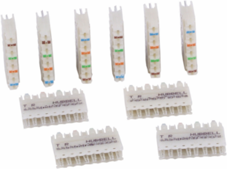 Cat 5e Connector, 4 Pair, Black, 10 Pack