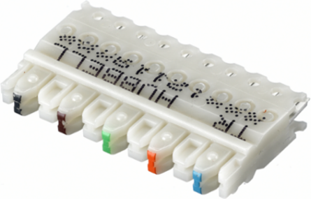 Cat 5e Connector 5 Pair Black 3.1 In x 4.9 In 10 Pack