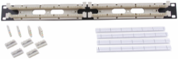 110 Rack Mount Kit, 4 Pair, W/O Trough, 100-Pair, 5.000 Inch x 20.6 Inch