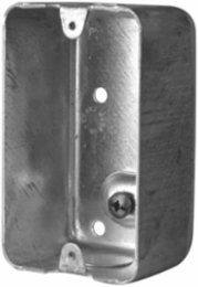 Utility Box, High Voltage (347V), 1-7/8 in. Deep, 16 Cu. In., with Raised Ground Screw, 1/2 in. KO (50-Pack)