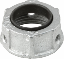 Insulated Rigid/IMC Bushing 1-1/4 Inch, Malleable Iron, UL Listed, Corrosion Resistant