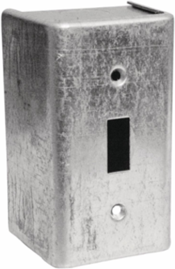 Utility Box, 2-1/8 in. Deep, 18.5 Cu. In., with Raised Ground Screw, 1/2 in. KO (10-Pack)