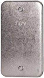 Utility Box Cover, Blank (347V) (50-Pack)