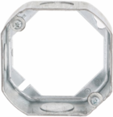 4 Inch Octagon Extension Ring, Drawn, 1-1/2 Inch Deep, 15.5 cu.in Capacity