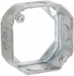 4 Inch Octagon Extension Ring, Drawn, 1-1/2 Inch Deep, 15.5 cu.in Capacity