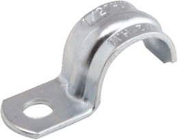 2-1/2 Inch EMT/Rigid/IMC 1-Hole Push-On Strap Steel, Zinc-Electroplated, Height 2.987 Inch