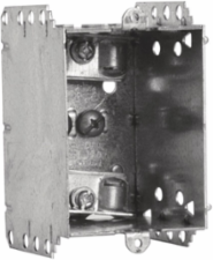 Single Gang Device Box 15 cu in 2.5 Inch Deep Steel GFCI Compatible