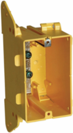 Vapor Barrier Box 1-Gang 18 Cubic Inches Plastic Yellow