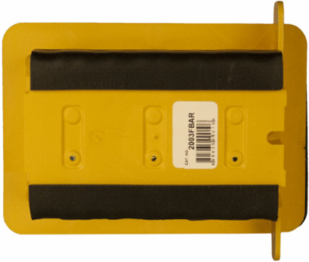 Vapor Barrier Cable Box 3-Gang 2-3/4 Inch Deep Noryl® Yellow