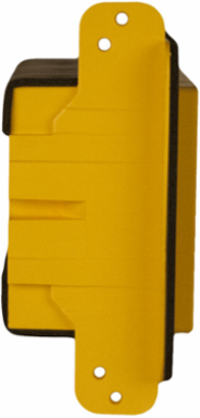 Vapor Barrier Cable Box 3-Gang 2-3/4 Inch Deep Noryl® Yellow