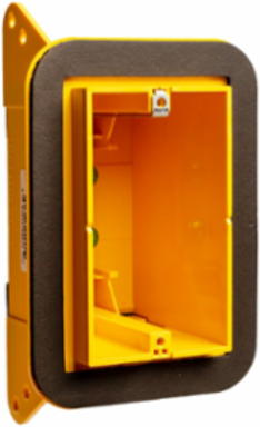 Vapor Barrier Cable Box 1-Gang, Non-Metallic, 2-3/4 Inch Deep, 4.625 Inch Width